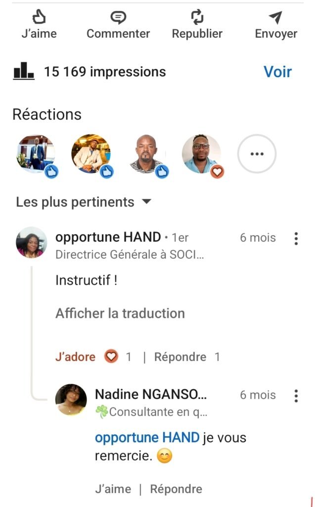 QVCT Bien être au travail Conseil en entreprise Risques psychosociaux Formation QVCT Qualité de vie au travail Cohésion d’équipe Productivité durable Santé au travail Prévention du stress Afrique Cameroun Cote d’ivoire